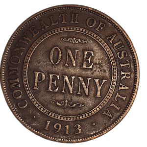 1913 Australian Penny
