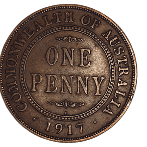 1917 Australian Penny
