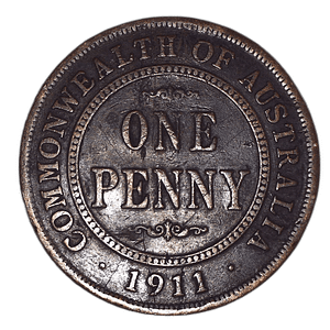 1911 Australian Penny