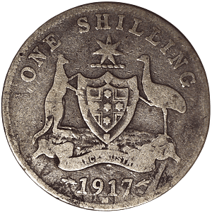 1917 Australian Shilling