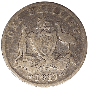 1917 Australian Shilling