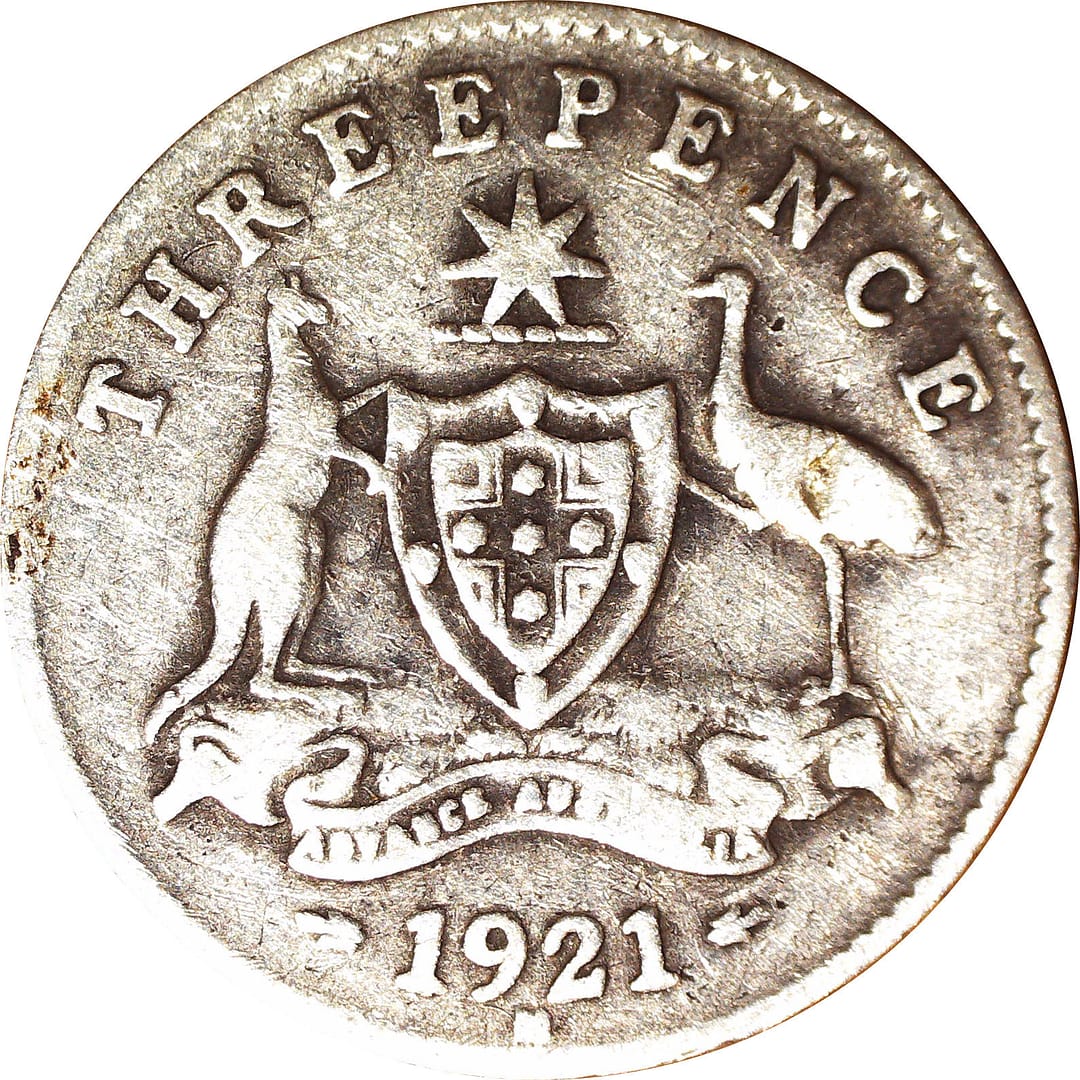 1921 Australian Threepence