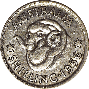 1956 Australian Shilling