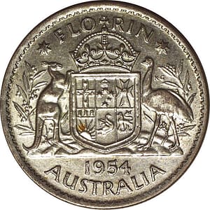 1954 Australian Florin