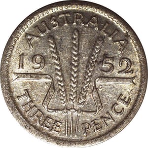 1952 Australian Threepence