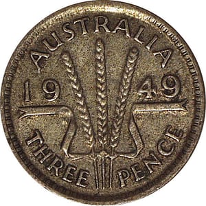 1949 Australian Threepence