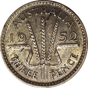1952 Australian Threepence