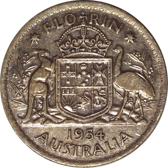 1954 Australian Florin