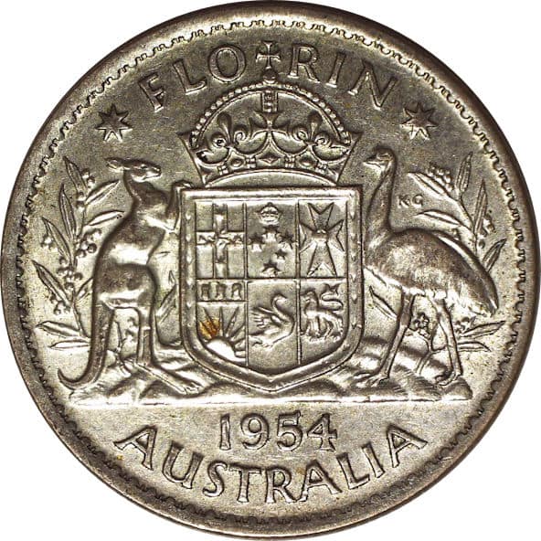 1954 Australian Florin