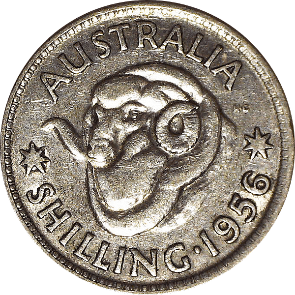 1956 Australian Shilling