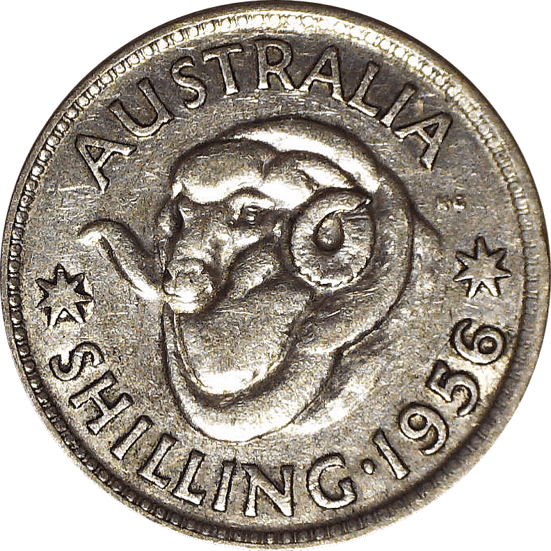 1956 Australian Shilling