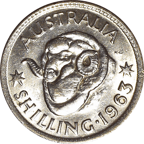 1963 Australian Shilling
