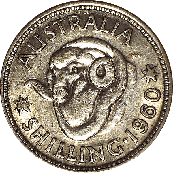 1960 Australian Shilling