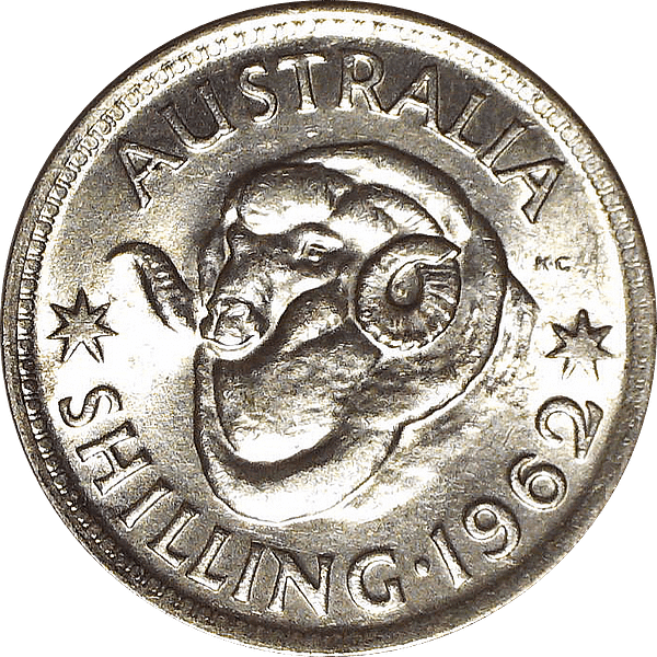1962 Australian Shilling