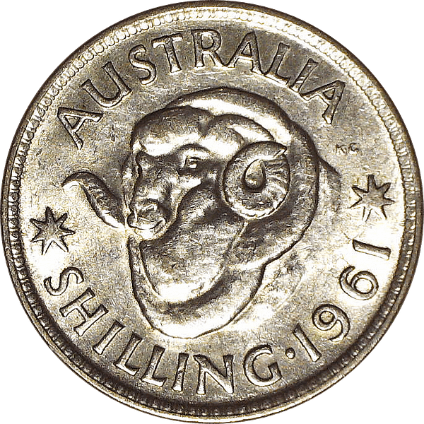 1961 Australian Shilling